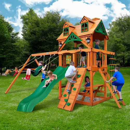 An In Depth Review of Gorilla Playsets: Are They Worth It? 7 Chateau w Malibu Roof