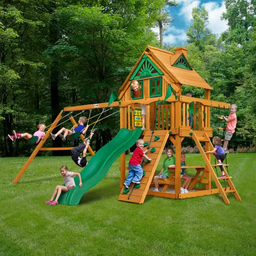An In Depth Review of Gorilla Playsets: Are They Worth It? 5 Chateau w Treehouse Addon