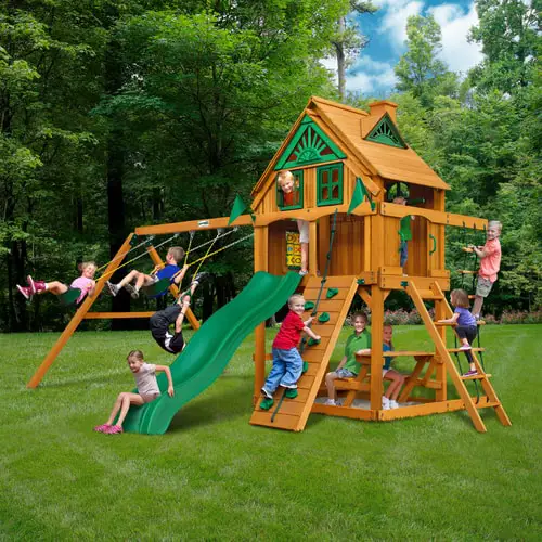 An In Depth Review of Gorilla Playsets: Are They Worth It? 6 Chateau w Treehouse and Fort Addon