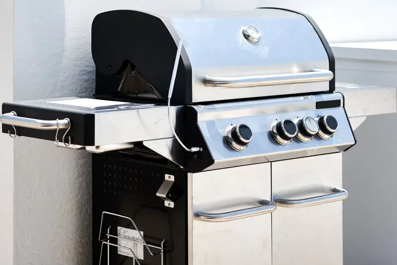 Canva Stainless steel gas grill bbq barbecue