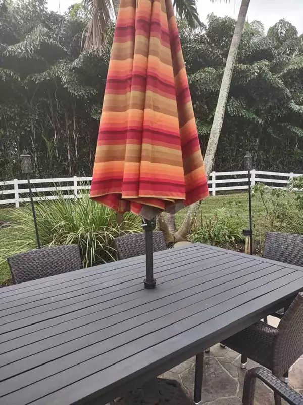 how to fix wobbly umbrella stand
