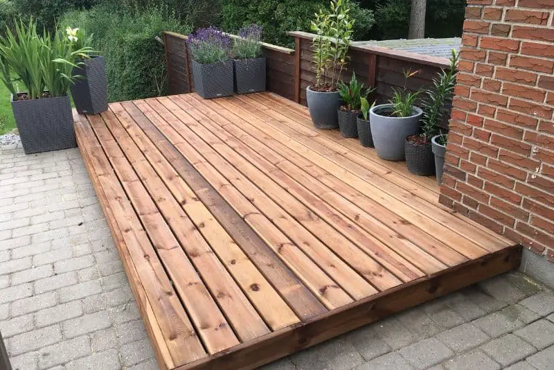 Wooden Deck or Concrete Patio