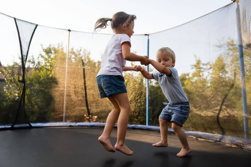 Kids on Trampoline