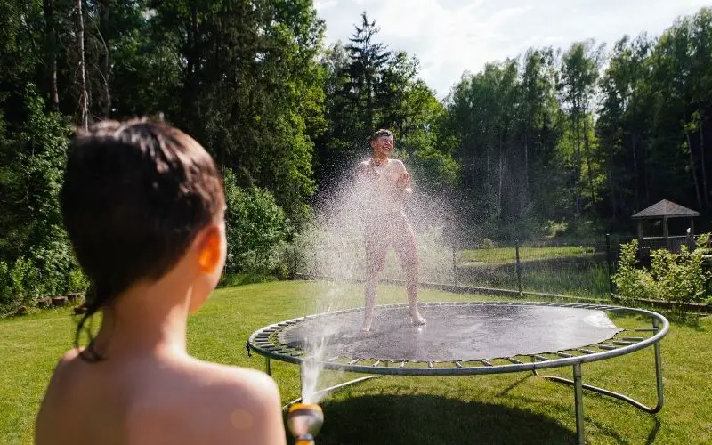Trampolines and Water